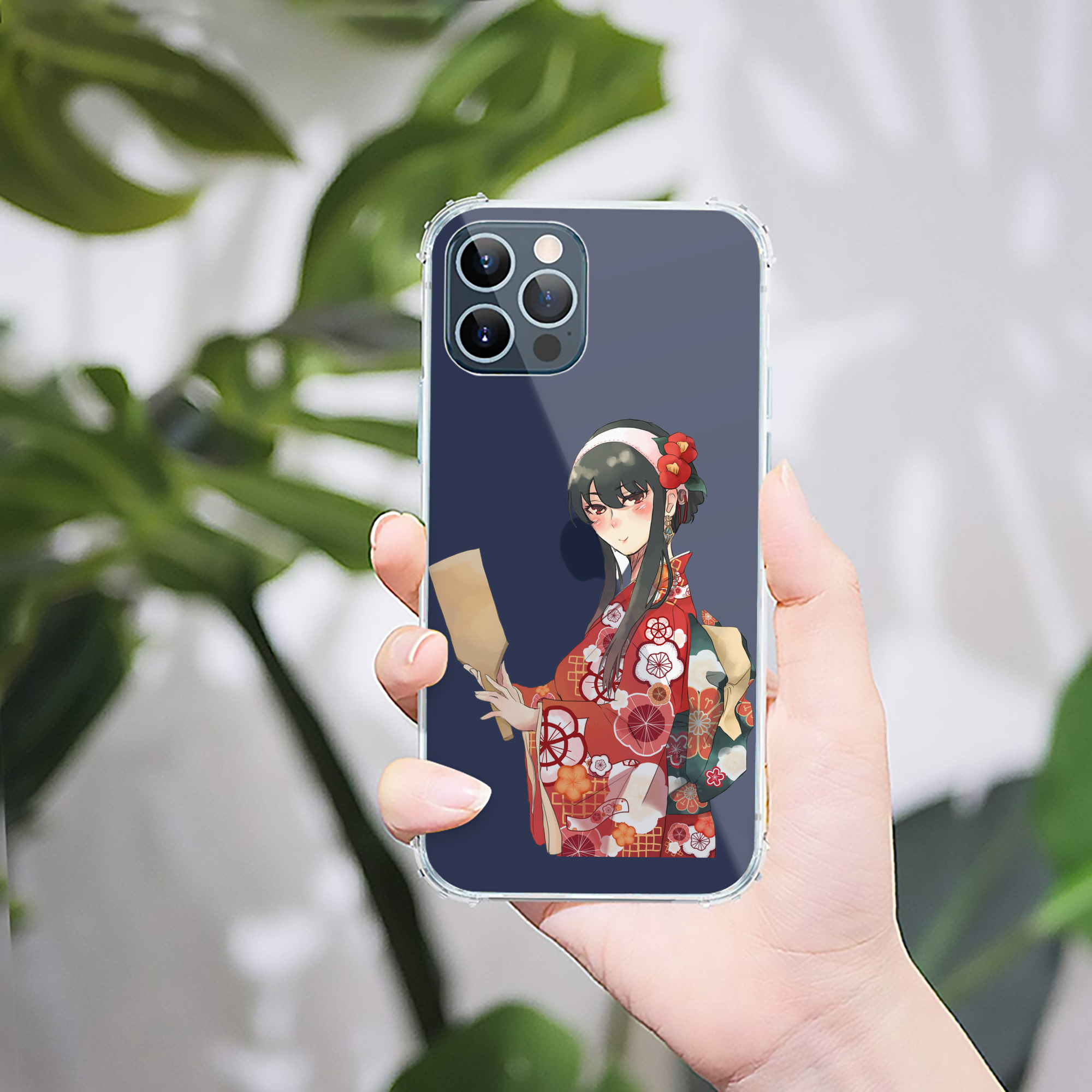 （画像用） SPY×FAMILY间谍家家酒 【iPhone 12シリーズ対応】透明スマホケース（クリアソフトケース）